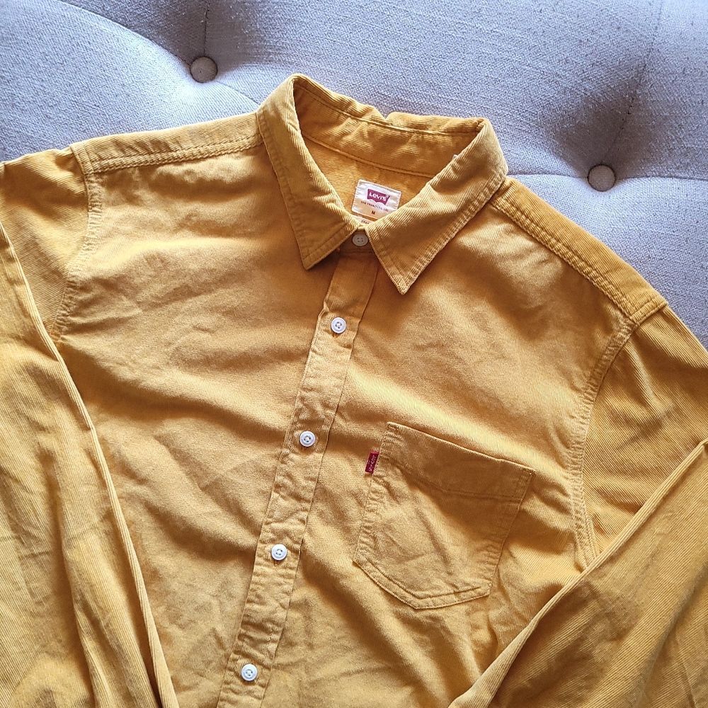 Levi’s Classic One Pocket Corduroy Standard Shirt Unisex Size Medium